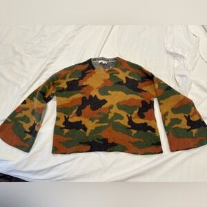Madewell Camouflage Crewneck Sweater